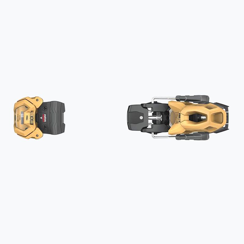 Dětské sjezdové lyže + vázání HEAD Kore Team SW + Attack LYT 11 GW black/beige 12