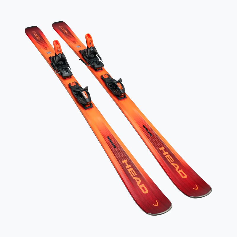 Sjezdové lyže + vázání HEAD  Discovery 86 Pro AM BB-PR + Protector Evo 11 GW red/orange 2
