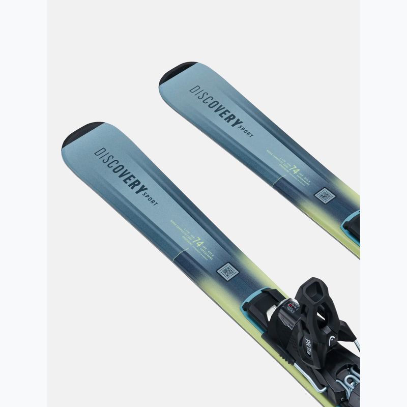 Sjezdové lyže + vázání HEAD Discovery 74 Sport AM BB-PR + Protector Evo PR 11 GW blue/yellow 4