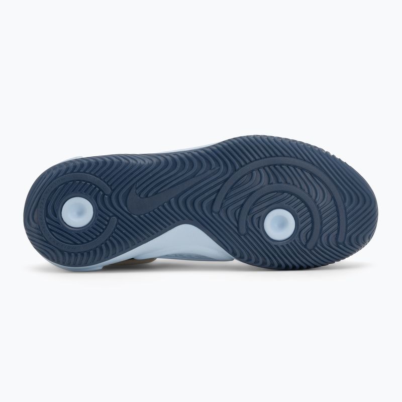 Volejbalové boty Nike Hyperquick SE coconut milk/diffused blue/hydrogen blue 4