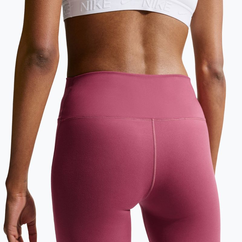 Dámské legíny Nike One High Waisted Flared pink smoke/white 5