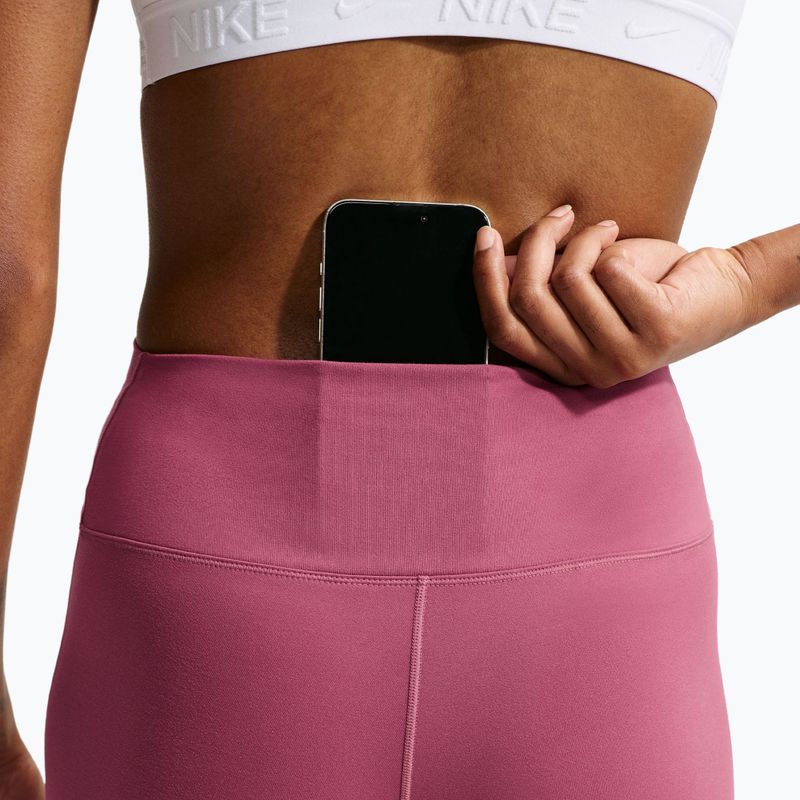 Dámské legíny Nike One High Waisted Flared pink smoke/white 6