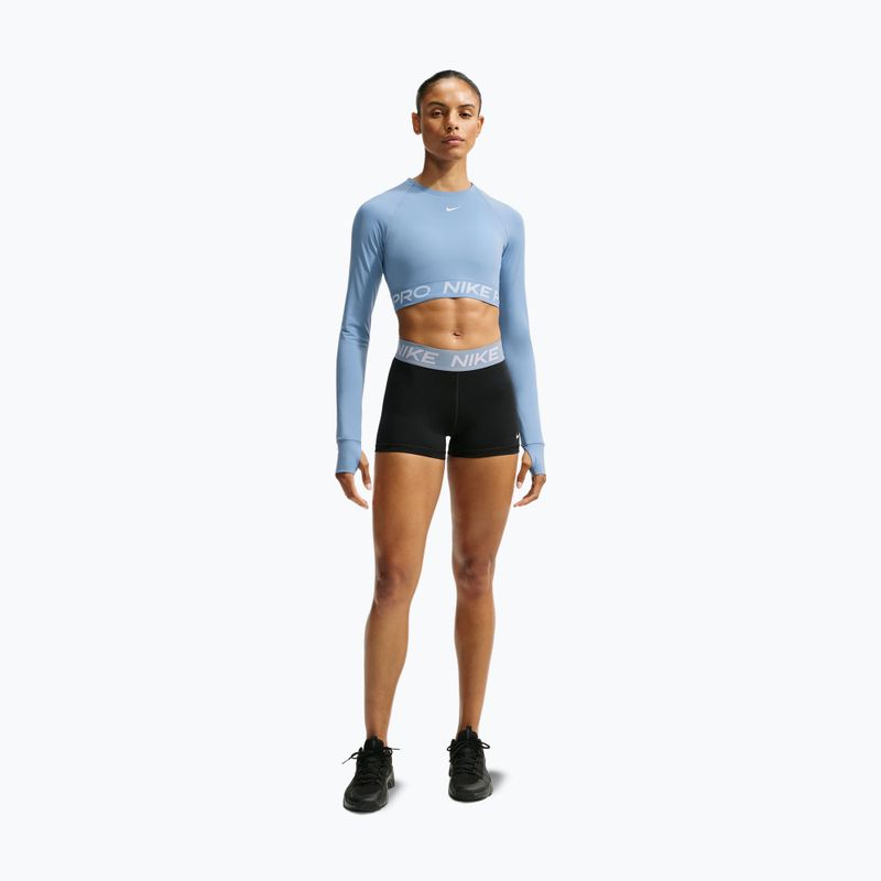 Dámské tričko Longsleeve Nike Pro work blue/white 7
