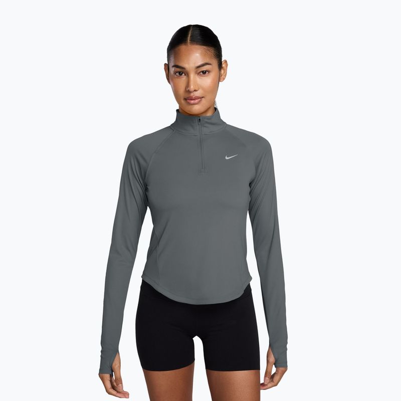 Dámská běžecká mikina Nike Tempo Dri-Fit 1/4 Zip cool grey