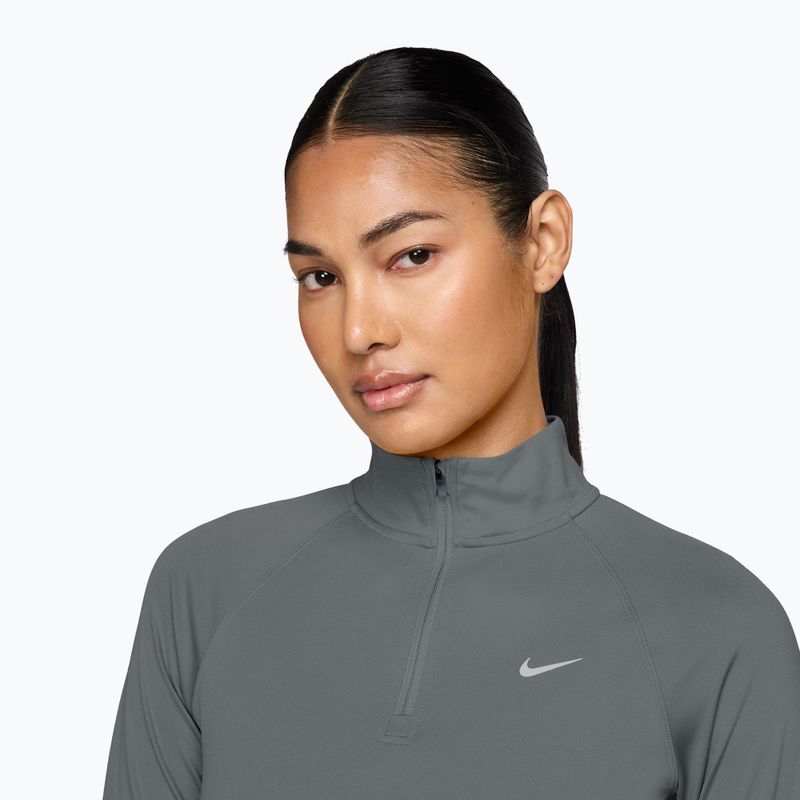 Dámská běžecká mikina Nike Tempo Dri-Fit 1/4 Zip cool grey 3