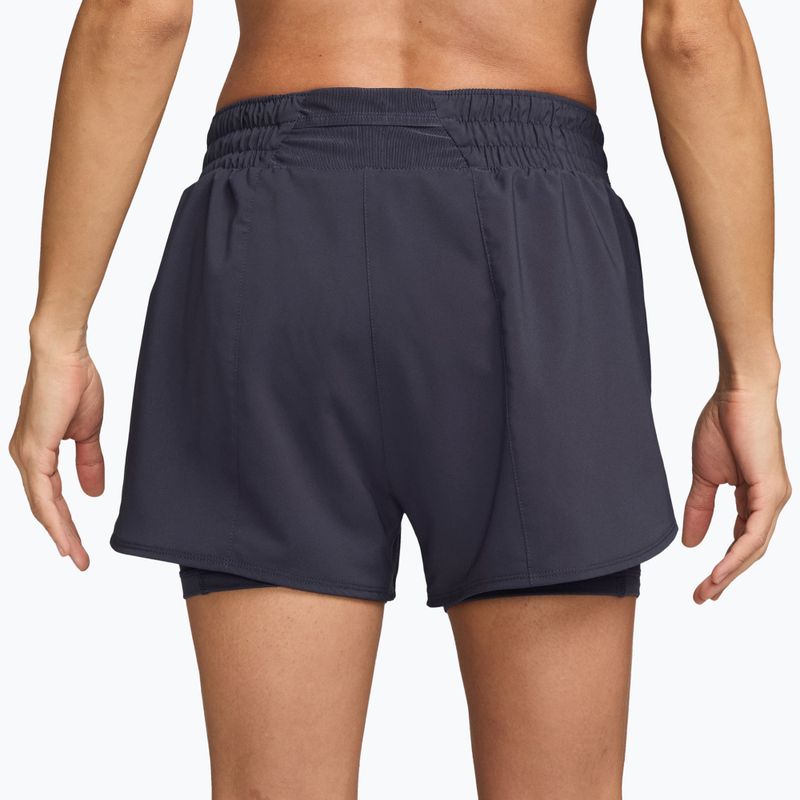 Dámské šortky Nike One Dri-Fit High-Waisted 3" 2In1 gridiron/white 2