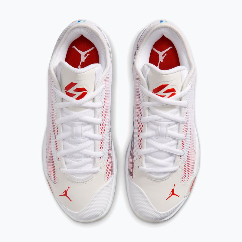 Buty do koszykówki męskie Nike Jordan Luka 77 white/swan/picante red 11