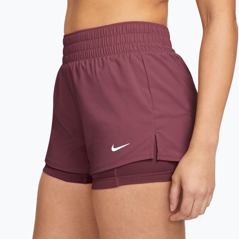 Dámské tréninkové šortky Nike One pink smoke/white 3