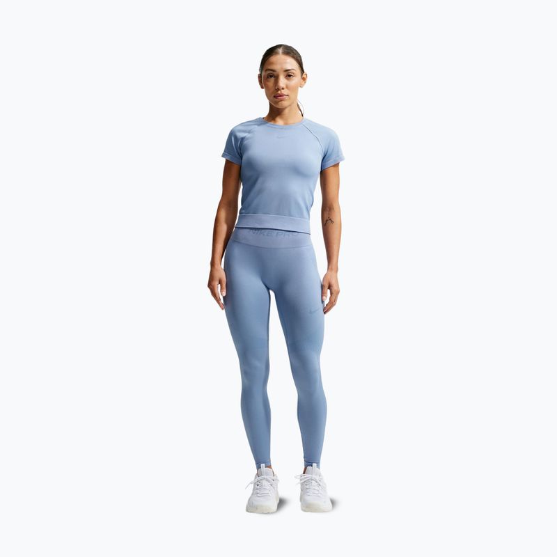 Dámské tréninkové tričko Nike Pro Seamless work blue 7