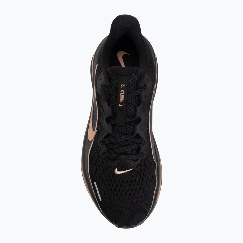 Dámské běžecké boty Nike Winflo 12 black/off noir/rose gold/metallic rose gold 5