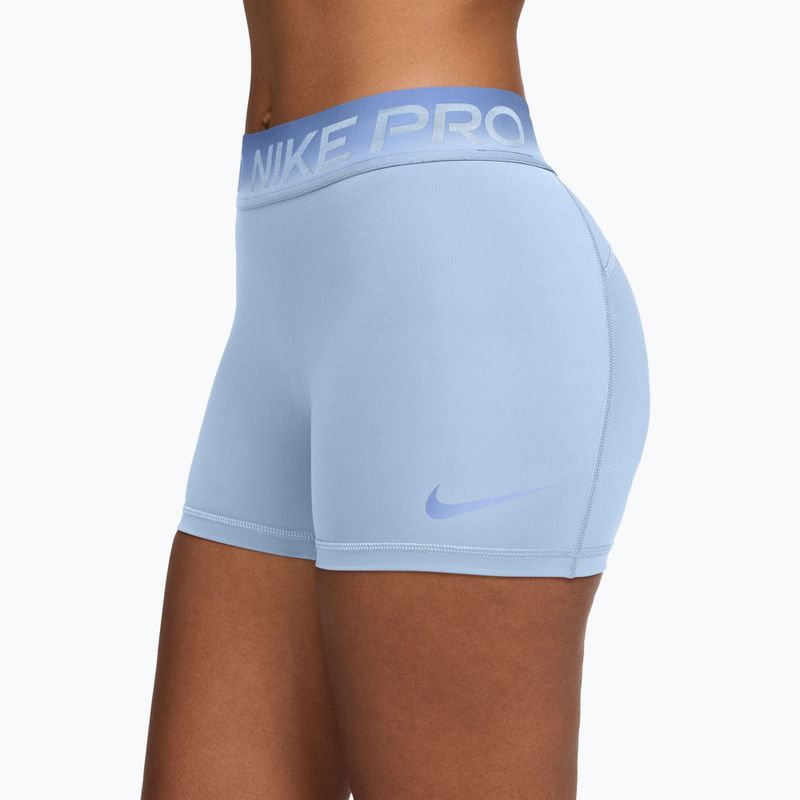 Dámské tréninkové šortky Nike Pro hydrogen blue/aluminum 3