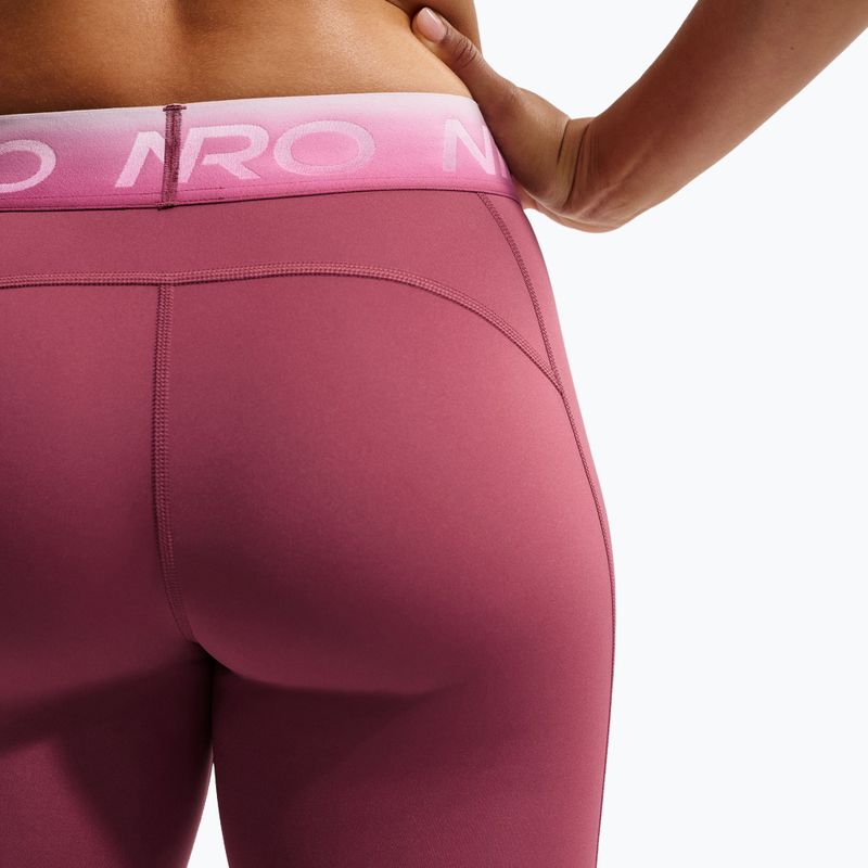 Dámské legíny Nike Pro pink smoke/pink rise 5
