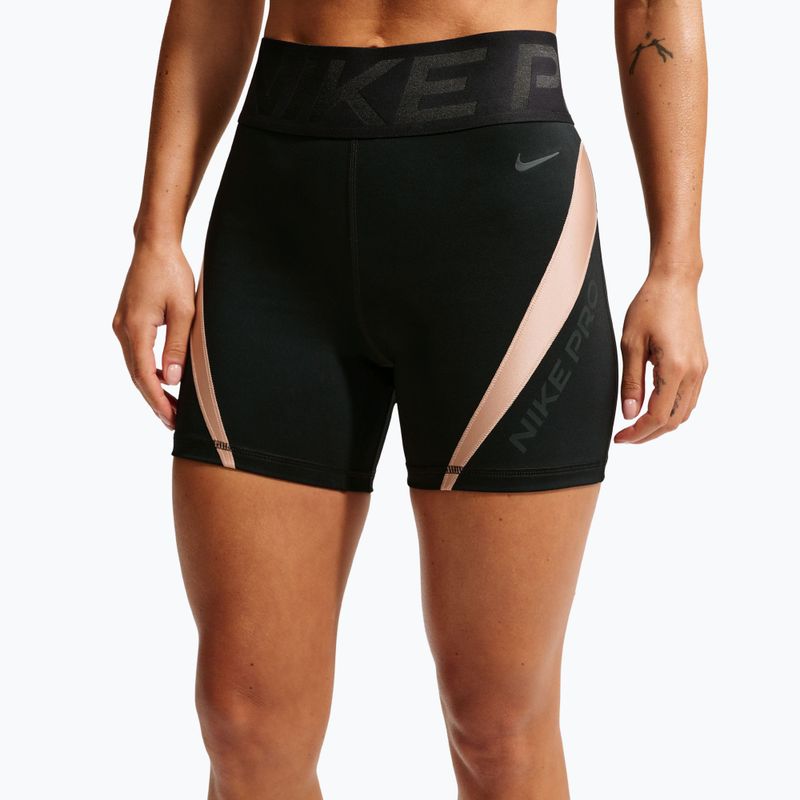 Dámské tréninkové šortky Nike Pro Sculpt black/linen/black/black 4