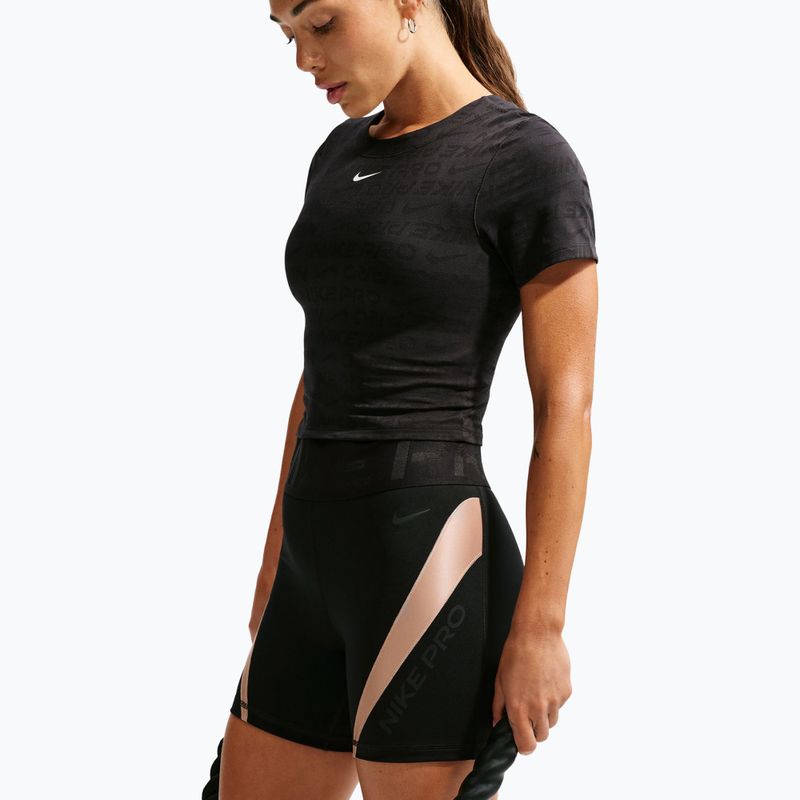 Dámské tréninkové šortky Nike Pro Sculpt black/linen/black/black 5