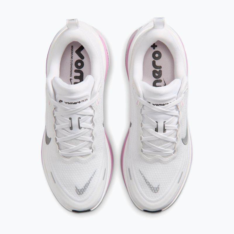 Dámské běžecké boty Nike Vomero Plus white/bleached lilac/metallic silver 12