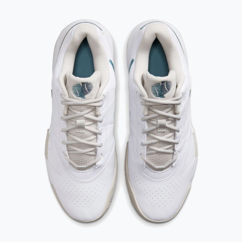 Pánské tenisové boty Nike Court Lite 4 White/Light Bone/New Slate/Smokey Blue 5