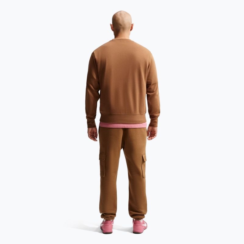 Pánská mikina Nike Club ale brown/white 3