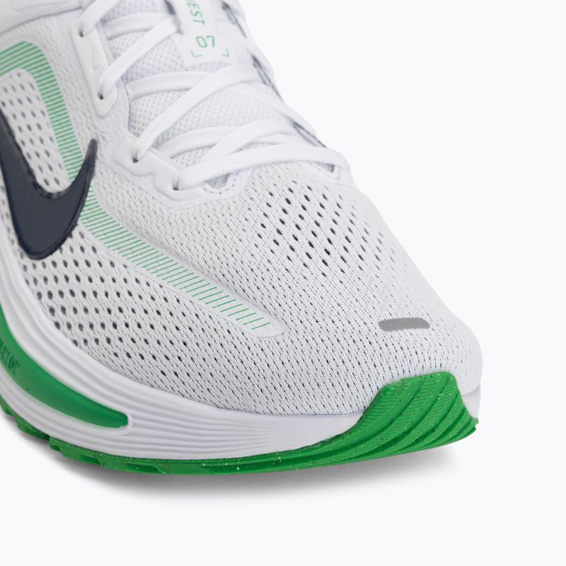 Pánské běžecké boty Nike Quest 7 white/green spark/midnight navy 7
