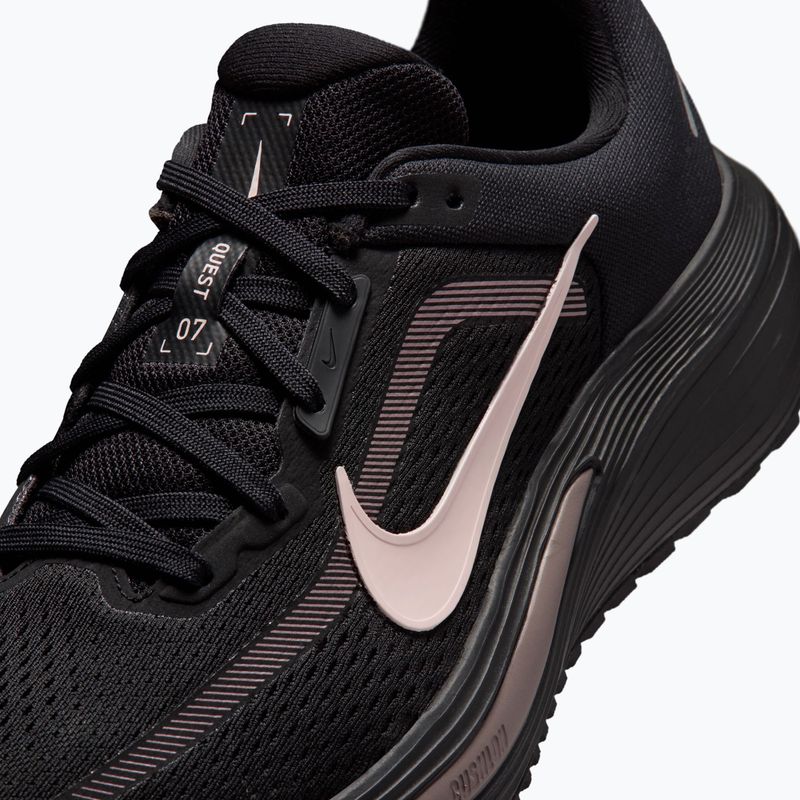 Dámské běžecké boty Nike Quest 7 black/taupe haze/silt red 14