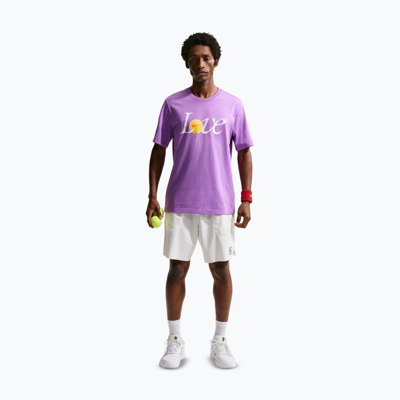 Pánské tenisové tričko Nike Court Love bright violet 2