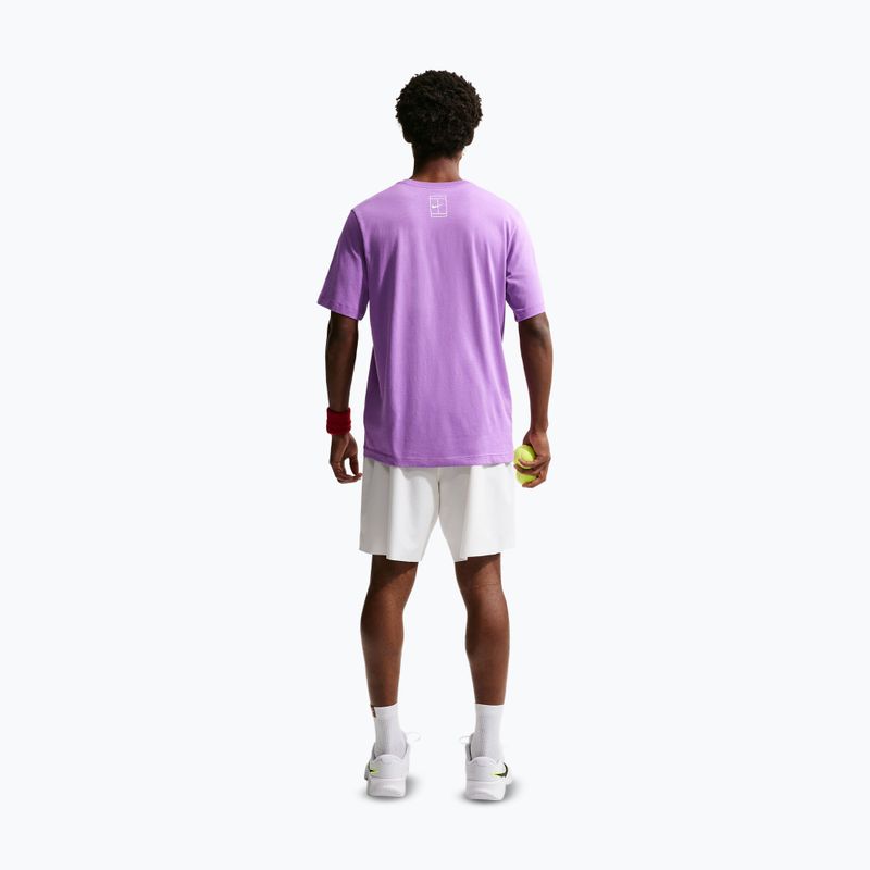 Pánské tenisové tričko Nike Court Love bright violet 3