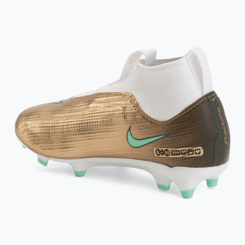 Dětské kopačky Nike Jr. Mercurial Superfly 11 Academy "Kylian Mbappé" metallic gold/green glow 3