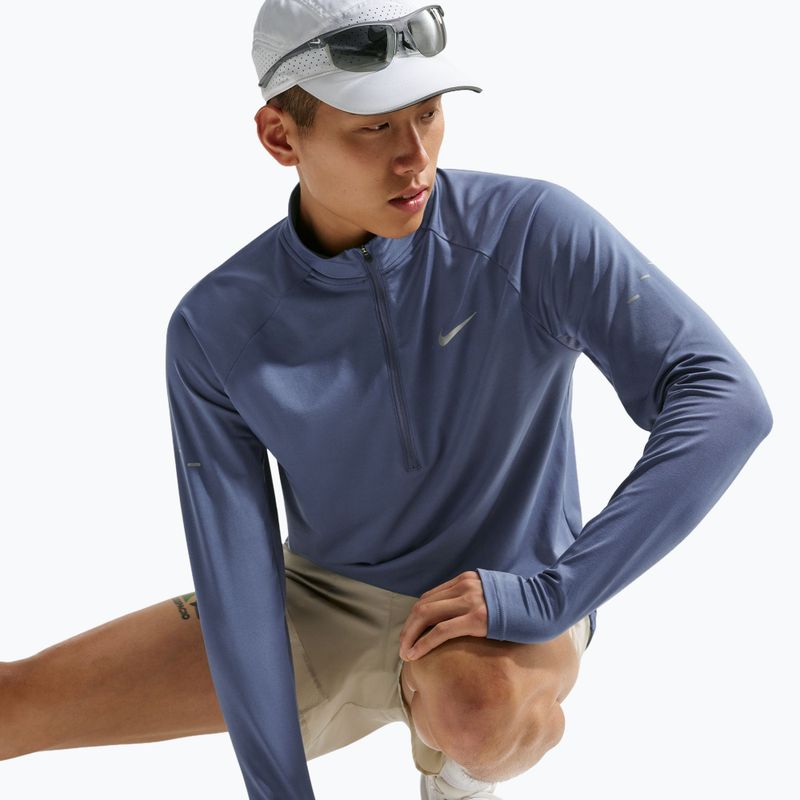 Pánská běžecká mikina Nike Stride 1/4 Zip Dri-Fit diffused blue 5