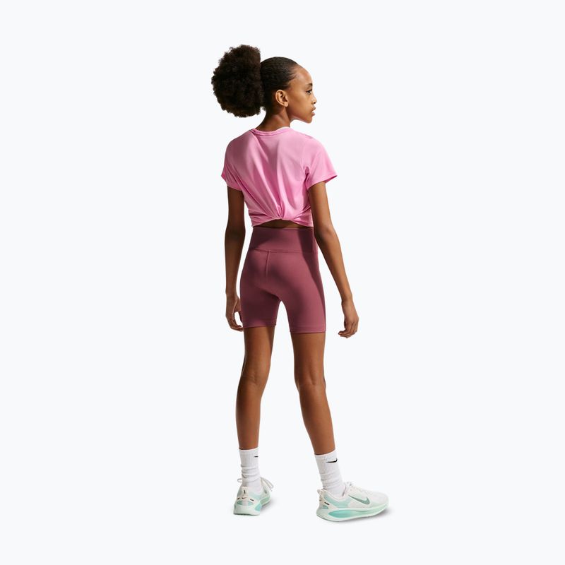 Dětské šortky Nike One pink smoke/white 3