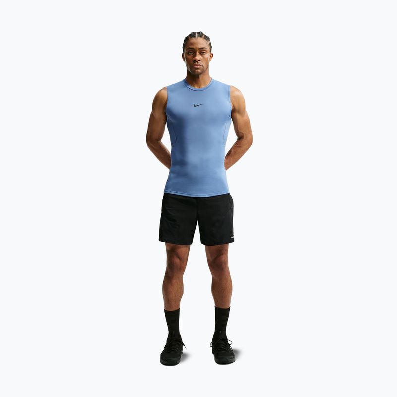 Pánské tréninkové tričko Nike Pro indigo storm/black 7