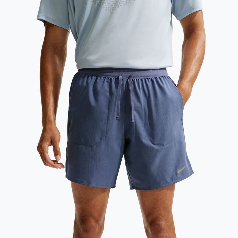 Pánské běžecké šortky Nike Stride Dri-Fit Brief-Lined 7" diffused blue 4