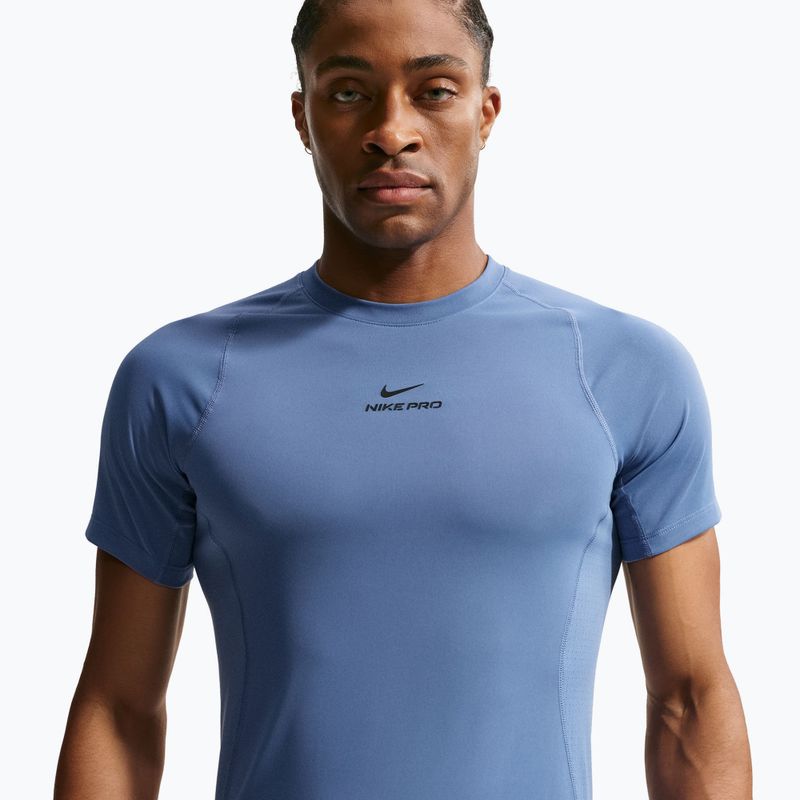 Pánské tréninkové tričko Nike Pro Training indigo storm/black 4