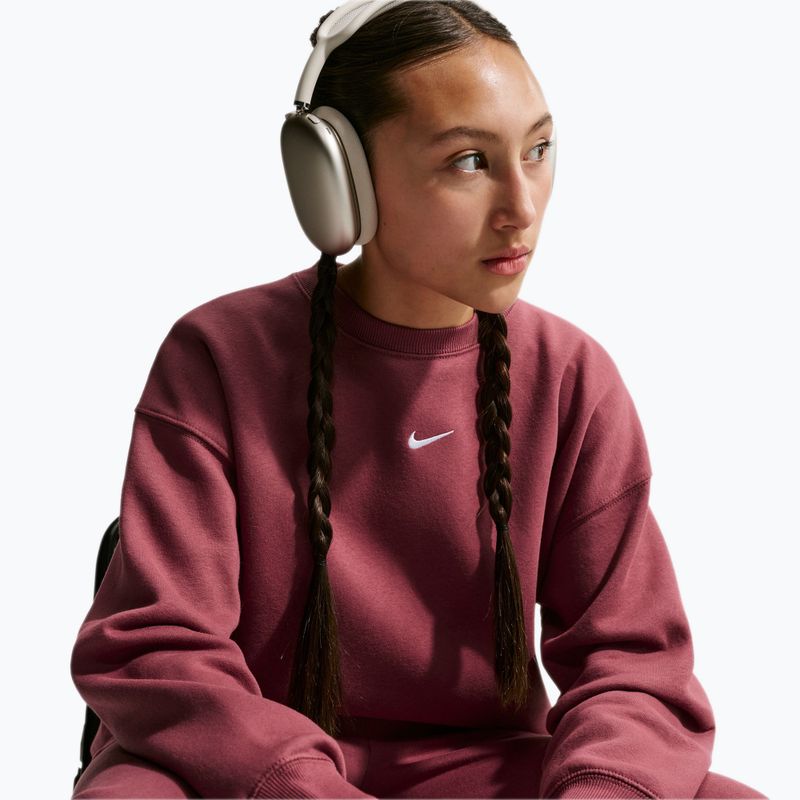 Dětská mikina Nike Sportswear Studio pink smoke/white 6