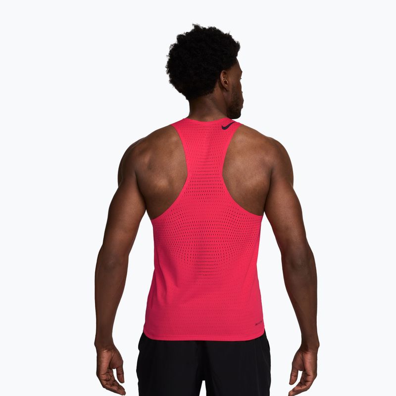 Pánské běžecké tričko Nike AeroSwift fusion red/black 2