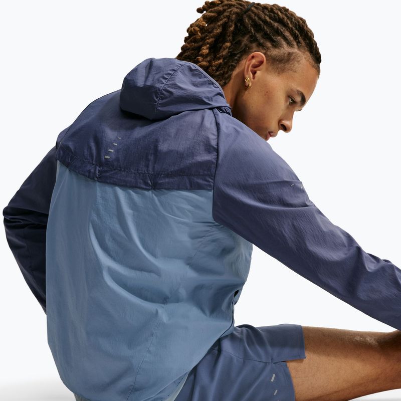Pánská běžecká bunda Nike Stride diffused blue/work blue 5