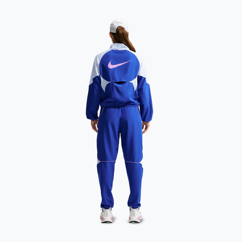 Dámská běžecká bunda  Nike Tempo Dri-FIT 1/2-Zip old royal/football grey/pink rise 3