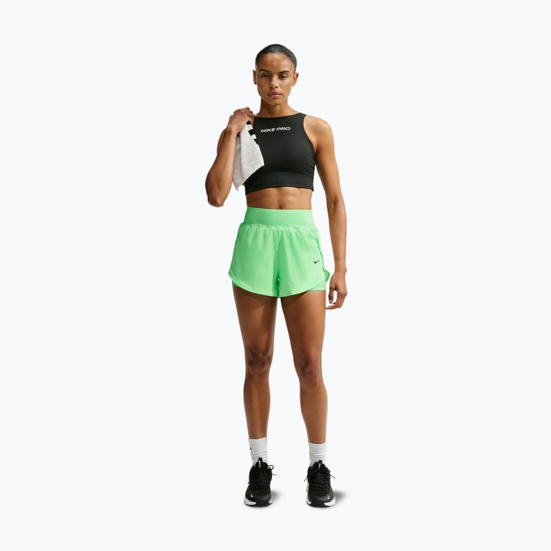 Dámské tréninkové šortky Nike Pro Sculpt illusion green/black 2