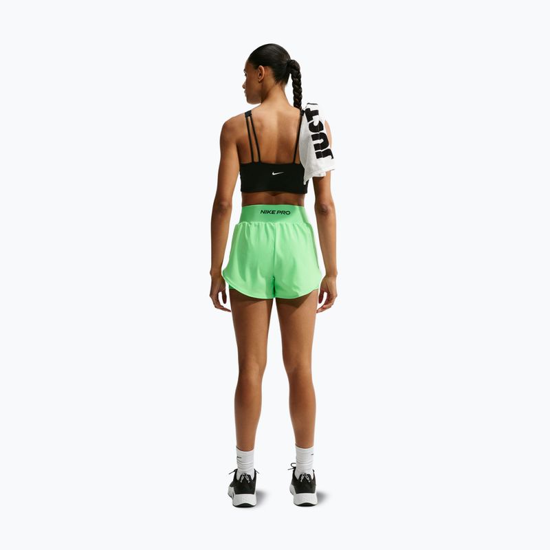 Dámské tréninkové šortky Nike Pro Sculpt illusion green/black 3