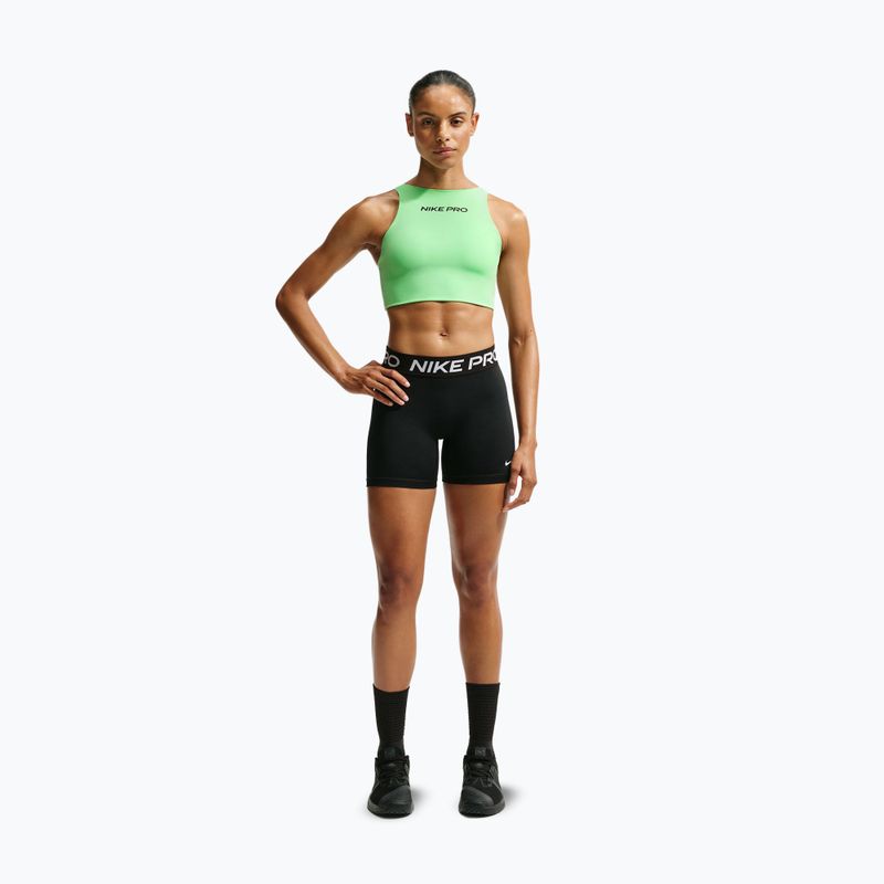 Sportovní podprsenka Nike Pro Sculpt illusion green/black 2