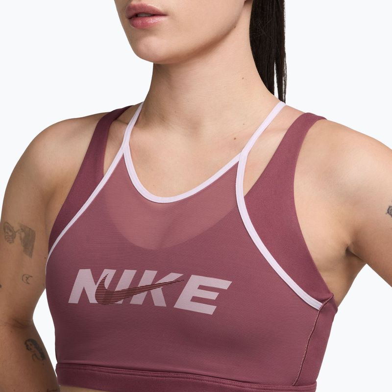 Sportovní podprsenka Nike One pink smoke/bleached lilac/mystic dates 3