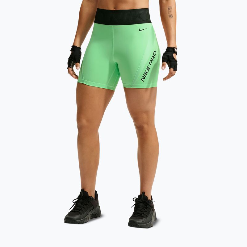 Dámské tréninkové šortky Nike Pro Sculpt illusion green/cucumber calm/black/black 7