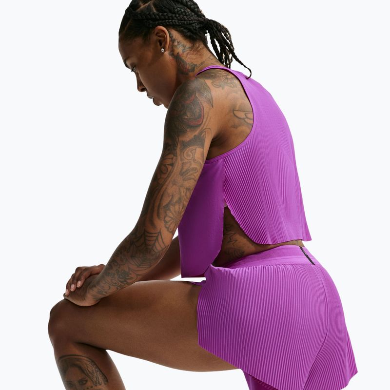 Dámské běžecké tričko Nike AeroSwift Dri-Fit ADV vivid purple/purple pulse 5