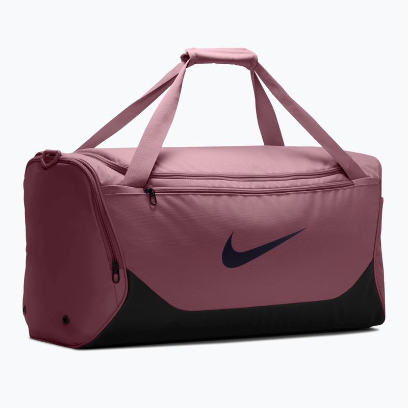 Tréninková taška Nike Brasilia 60 l pink smoke/black/gridiron 2