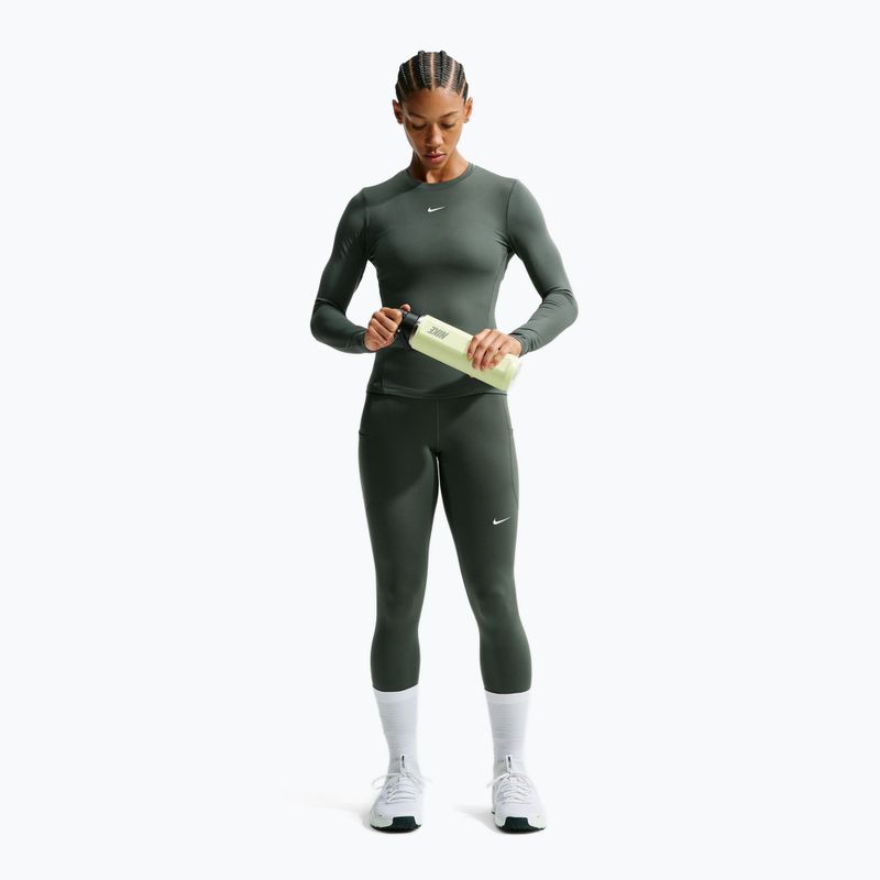 Dámské tréninkové tričko Longsleeve Nike One Fitted camo green/white 2