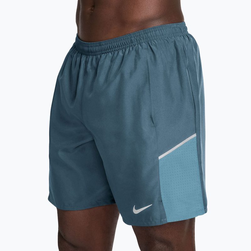 Pánské běžecké šortky Nike Miler Dri-Fit 2in1 7" smokey blue/cerulean 3