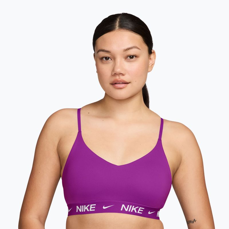Dámská sportovní podprsenka Nike Dri-Fit Indy Light Support vivid purple