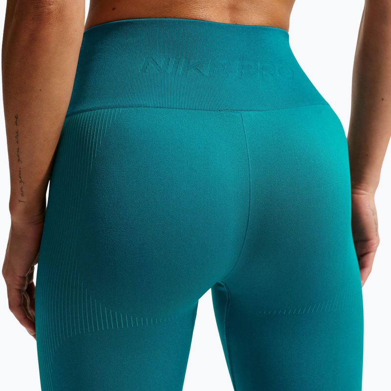 Dámské legíny Nike Pro Seamless High-Waisted 7/8 bright spruce 6