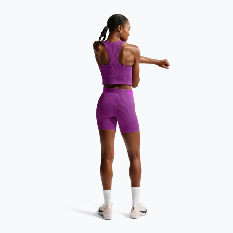 Dámské běžecké tričko Nike AeroSwift vivid purple/purple pulse 3