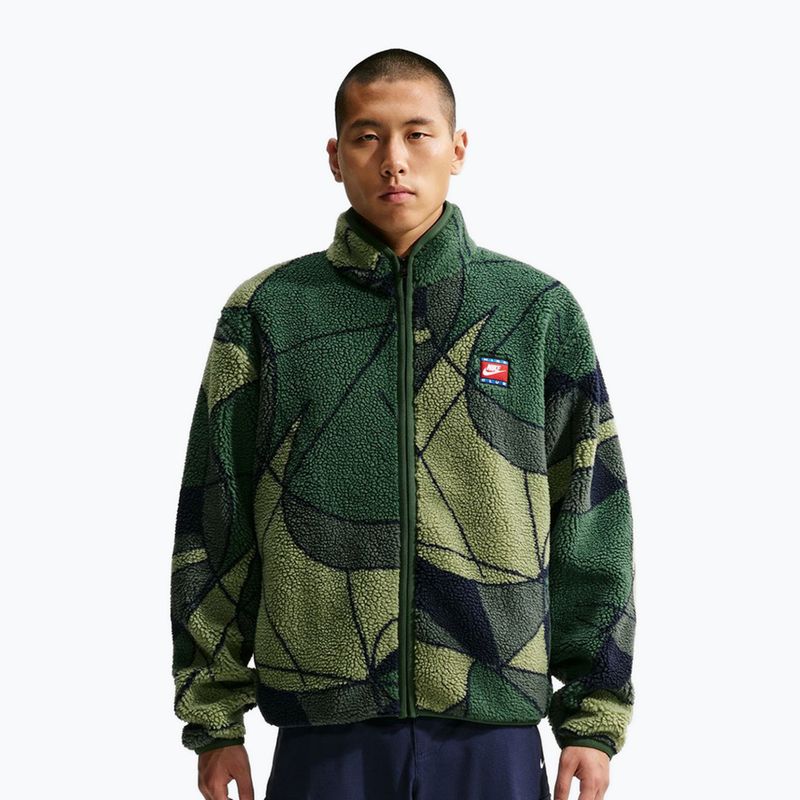 Pánská bunda Nike Club Winterized Full-Zip fir/light smoke grey