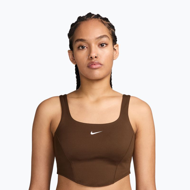 Dámská sportovní podprsenka Nike One cacao wow