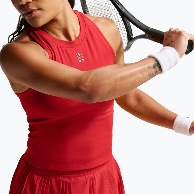 Dětské tenisové tričko Nike Court Advantage university red/white 6